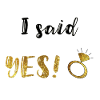 i said yes
