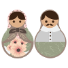 Russia Lovers Matryoshka Dolls Gift