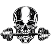 dumbbell skull fitness