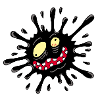 Inkblot monster