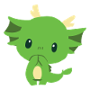 Petit dragon vert