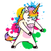 Floss Dance Einhorn