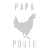 DAD HEN Rooster Silhouette