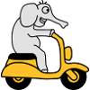 Moped Elephant