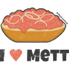 I love Mett - Dark design