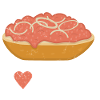 I love Mett - Bright design