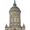 Mannheim water tower c