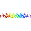 Rainbow bike