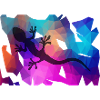 Gecko On Glass