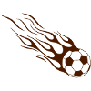 flame soccer ball