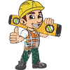 Retro Vintage Grunge Style Construction Company Construction Company