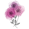 Rosa Blumen