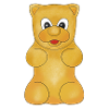 Gummy yellow baby gift