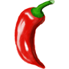 Rode Chili Pepperoni Illustratie 100000 Scoville