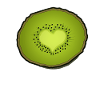 Loving kiwi heart