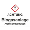 Achtung Biogasanlage