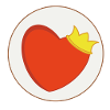 Lucky beard heart