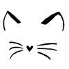 Visage de chat