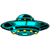 UFO Aliens Space Raumschiff Geschenkidee