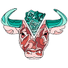 Bull with Roses II.