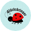 Lucky Charm Button Ladybug
