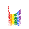 ILY Handsign Regenbogen