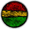 Abstract Retro Reggae Flag Design
