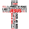 Jesus Names (cross shape)