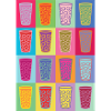 Coloured dubbe glasses