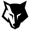 Black and white wolf