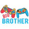 T-shirt Big Brother Zocker Gamer