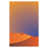 BUNTE LANDSCHAFT - DESERT