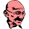mahatma gandhi political leader face