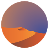 BUNTE LANDSCHAFT - DESERT