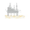 Drilling platform - oil rig