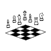 Chessboard Chess figures