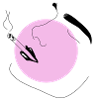 smoking face