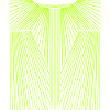 neon green bee design
