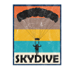 Skydive skydiving parachute jumping gliding