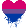 Bisexual Pride Heart