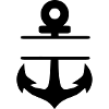 Anchor blanco round