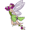 Fairy elf with roses