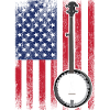 Banjo USA Drapeau