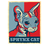 Sphynx Cat Nøgne Katte Retro Vintage Gave