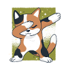 Dab Dabbing Chat Chat Danse