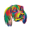 Rainbow Dog - Premium Design