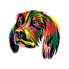 Rainbow Dog - Premium Design
