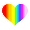 heart rainbow