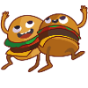 Burgers eat comic