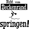Nicht vom Beckenrand springen